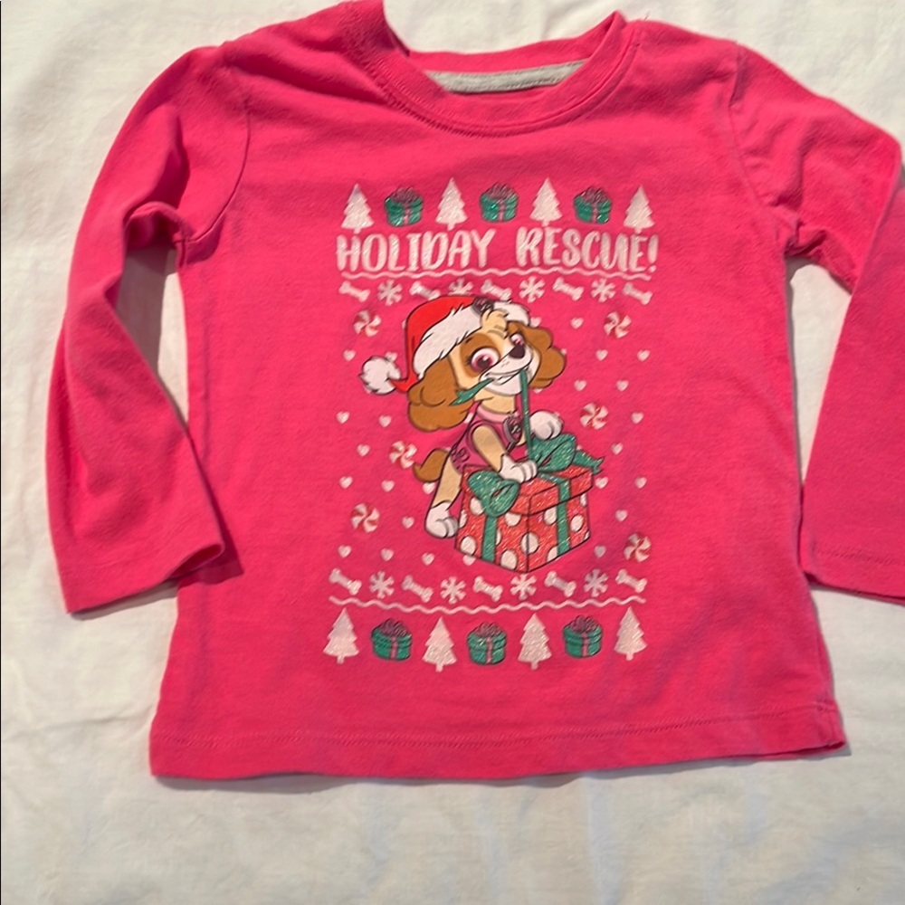 2T Skye Holiday Rescue Long Sleeve Tee